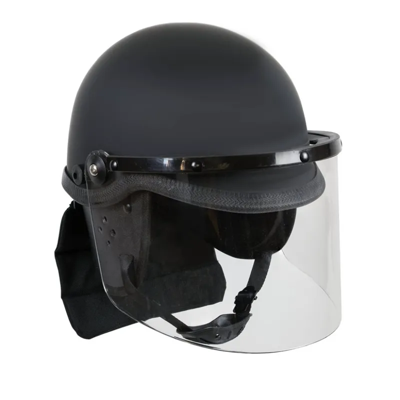 Commando Helma RIOT S Obličejovým Štítem ČERNÁ