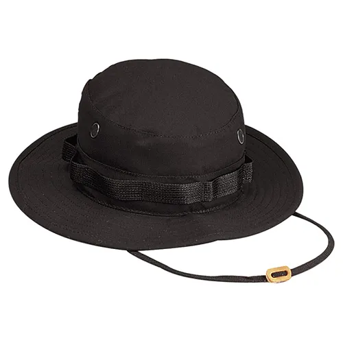 Rothco Klobouk Boonie Rip-Stop ČERNÝ