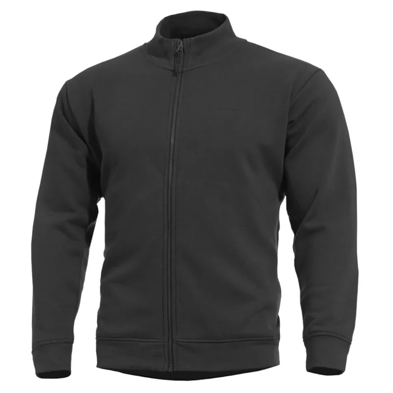 Pentagon Mikina Highneck Se Zipem ČERNÁ