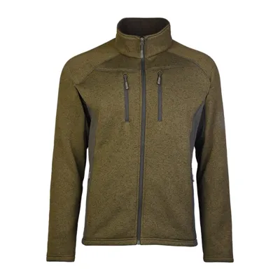 Mikina Outdoorová Structure-Fleece Zelená - Mil-Tec