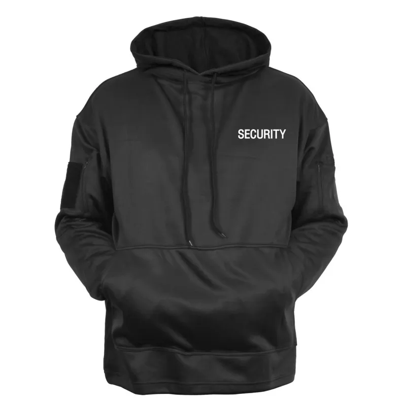 Rothco Mikina Security S Kapucí ČERNÁ