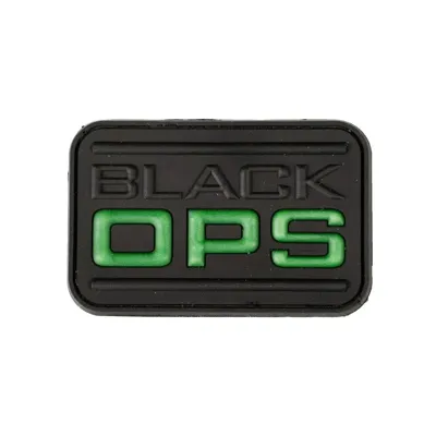 Nášivka Ops Plast Velcro Černá - Kombat