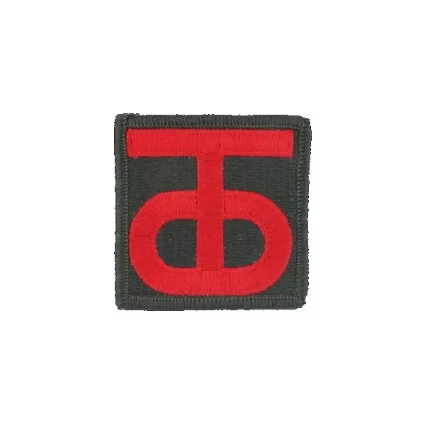 Nášivka US 90TH Division 6×6 cm