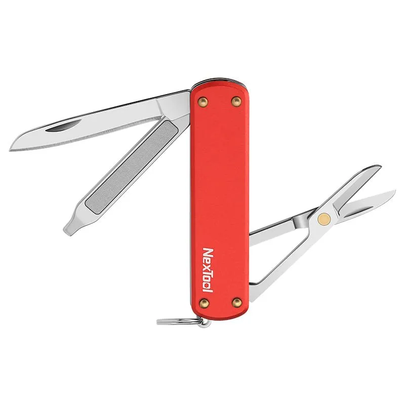 NexTool Nůž Kapesní Mini Pocket Multifunkční Červený