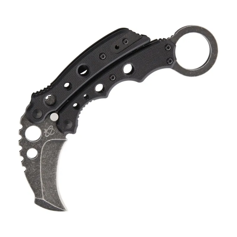 Nůž Motýlek Karambit Vuja de Černý