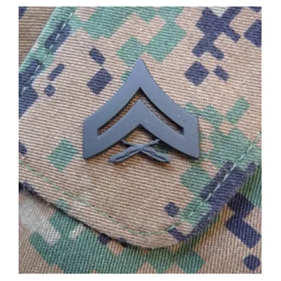 Hodnostní Odznak USMC Cpl. - Černý Pár - Armáda U.S