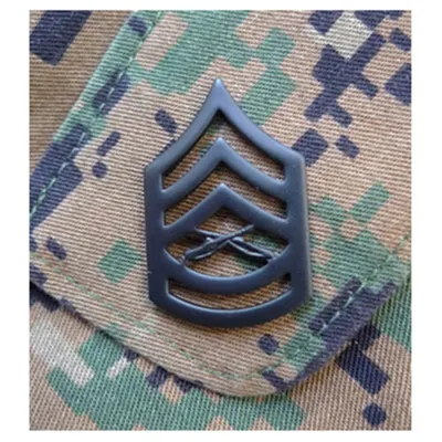 Odznak Hodnosti USMC GySgt. Černý Pár - Armáda U.S