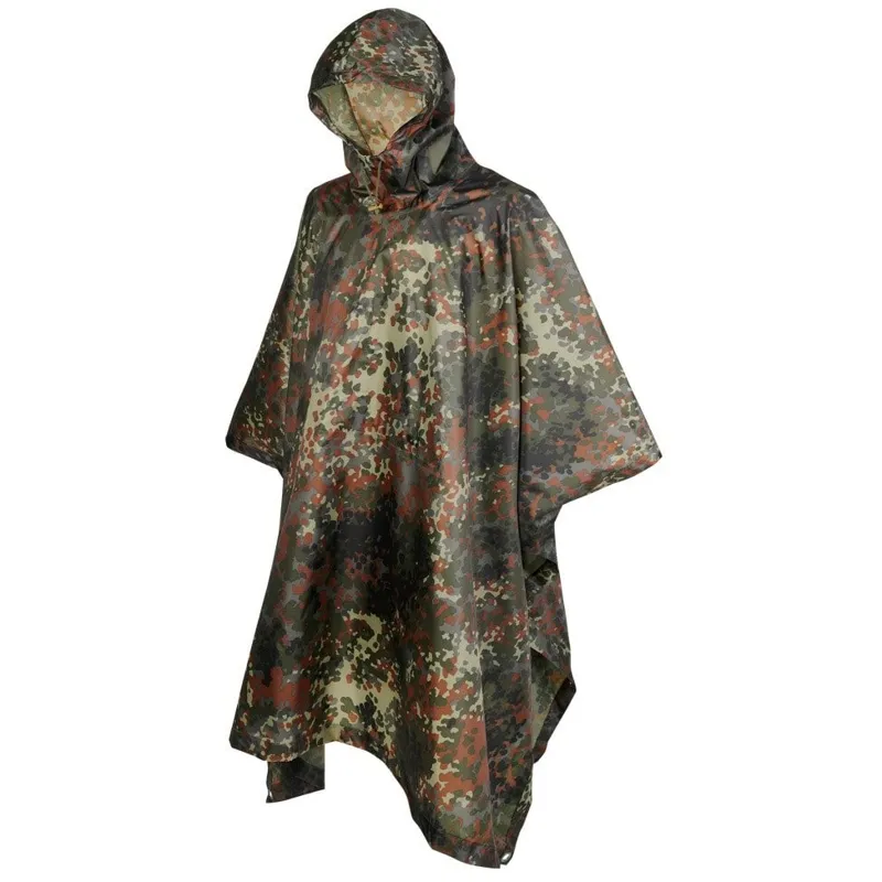 Brandit Pončo Rip-Stop S Obalem · Flecktarn