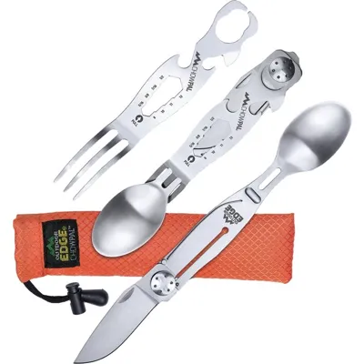 Příbor Chowpal Mealtime Multifunkční NEREZ - Outdoor Edge