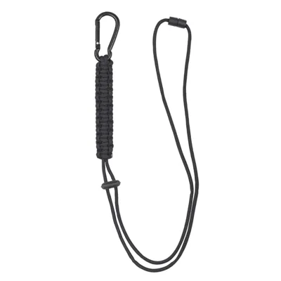 Provázek Paracord S Karabinou ČERNÝ - Mil-Tec