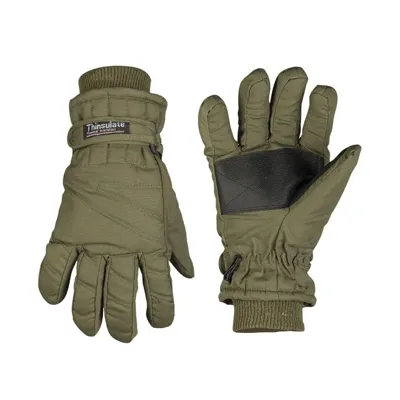 Rukavice Prstové Thinsulate™ Zateplené Zelené - Mil-Tec