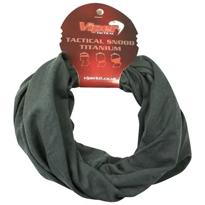 Šátek SNOOD Taktický Multifunkční Titanium ŠEDÝ - Viper