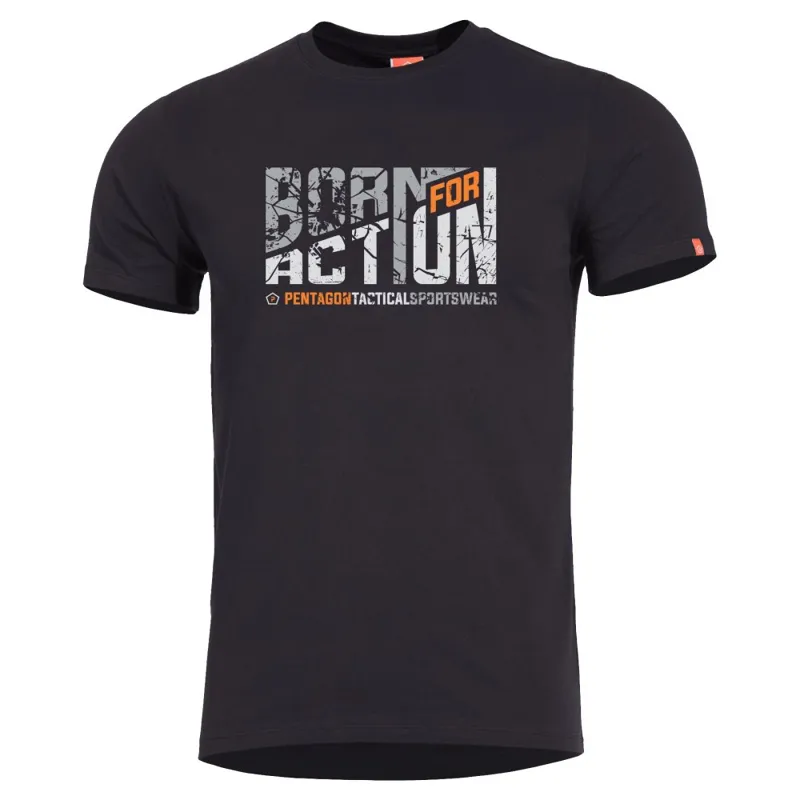 Pentagon Triko Born for Action Černé