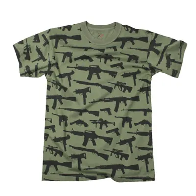 Triko GUNS Zelené - Barva: Zelená -, Velikost - Rothco