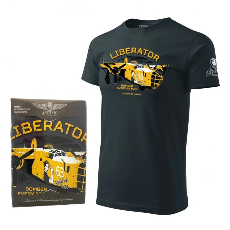ANTONIO® Triko Liberator Willow Run Šedé