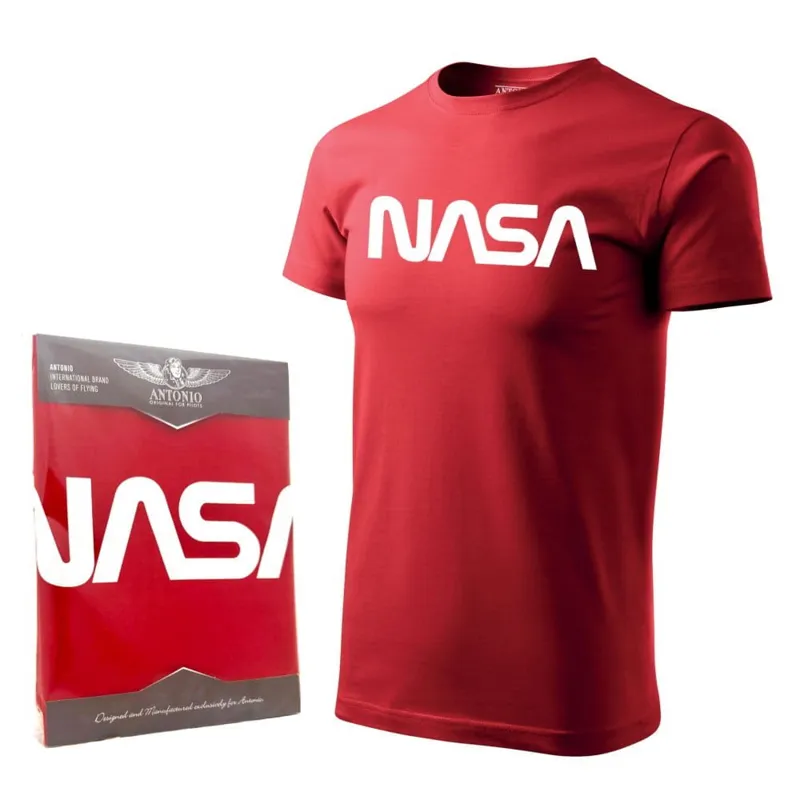 ANTONIO® Triko S Logem NASA Červené