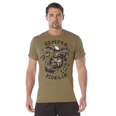 Triko Usmc Semper Fidelis - Barva:, Velikost - Rothco