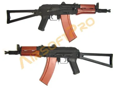 Airsoftová Zbraň AKS74U - Celokov,Dřevo (CM.045A G55) - Cyma