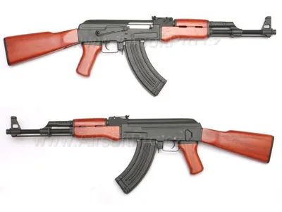 Airsoftová Zbraň AK-47 - Celokov, Dřevo (CM.042) - Cyma