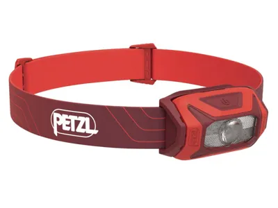 Čelovka Tikkina 2022 Hybrid Concept, 300 lm, AAA Baterie - Červená - Petzl