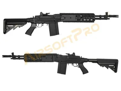 Airsoftová Zbraň M14 EBR (CM.032 EBR) - Černá - Cyma