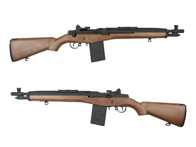 Airsoftová Zbraň M14 Socom R.i.s. (CM.032A) - Imitace Dřeva - Cyma