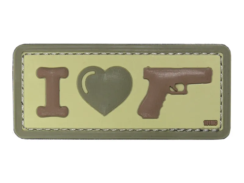 101 Inc PVC 3D Nášivka