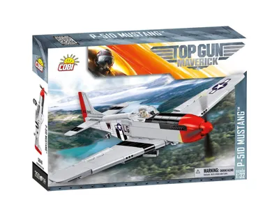 Stavebnice Top GUN P-51 D Mustang (1:32) - Cobi