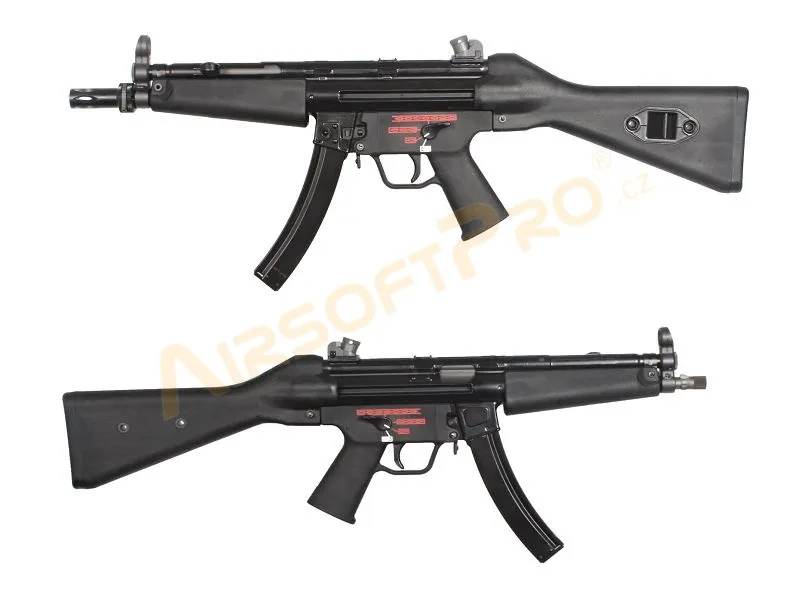 WE Airsoft Airsoftový Samopal Apache A2 - Celokov · Negro