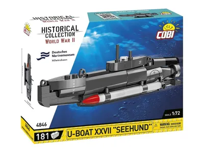 Stavebnice WW II U-Boat XXVII Seehund (1:72) - Cobi