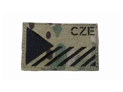 Nášivka Laser Cut Česká Vlajka 8x5cm (CZE) - Multicamouflage - AS-Tex
