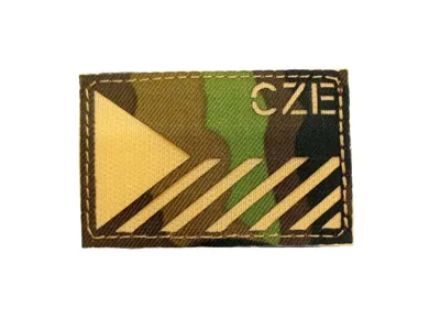 Nášivka Laser Cut Česká Vlajka 8x5cm (CZE) - VZ.95/Písková - AS-Tex