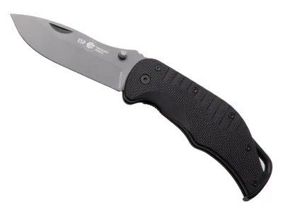 Zavírací EDC Nůž S Rovným Ostřím (EK-BB-01) - Černý - ESP