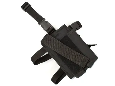 Stehenní Pouzdro Pro Zbraň MP5K - Černé - AS-Tex