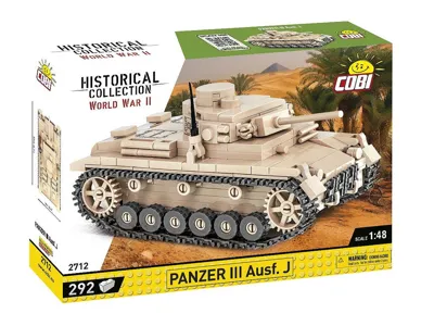 Stavebnice WW II Panzer III Ausf J (1:48) - Cobi