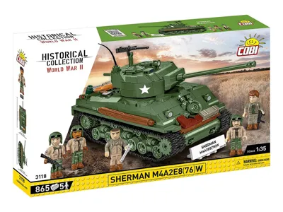 Stavebnice WW II Sherman M4A2E8 (76)W (1:35) - Cobi