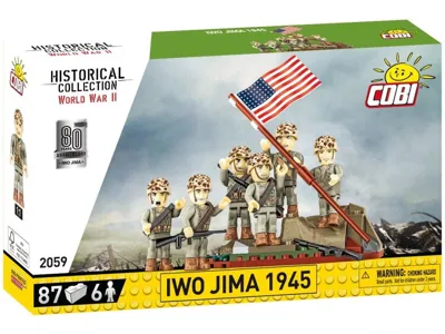 3 Figurky - Vztyčení Vlajky Na Iwo Jimě 1945 - Cobi