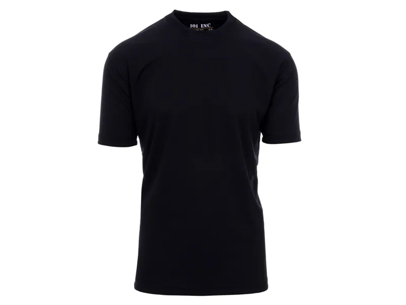 101 Inc Tričko Tactical Quick Dry - Černé