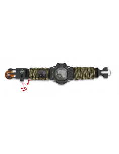 Reloj Dig.paracord Barbaric + Accesorios - Albainox