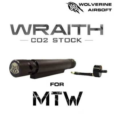 Mtw Wraith CO2 Stock for Mtw, Includes Storm Inbuffer Regulator