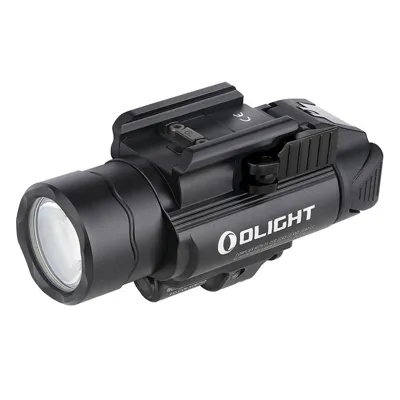Latarka Taktyczna LED Na Broń Z Celownikiem Laserowym BALDR IR - 1350 Lumenów - Czarna - Olight