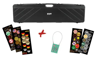 Koffserset Waffenkoffer Sniper 116,5 cm, Wave Foam - Reapo