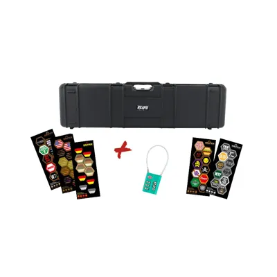 Kofferset Waffenkoffer 117,5 cm, Wave Foam - Reapo