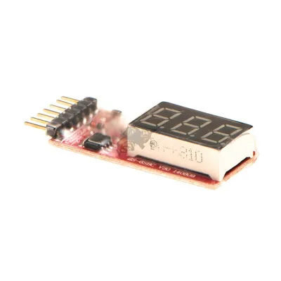 Simple Voltage Display 1-6S LIPO Voltage Meter - VB Power