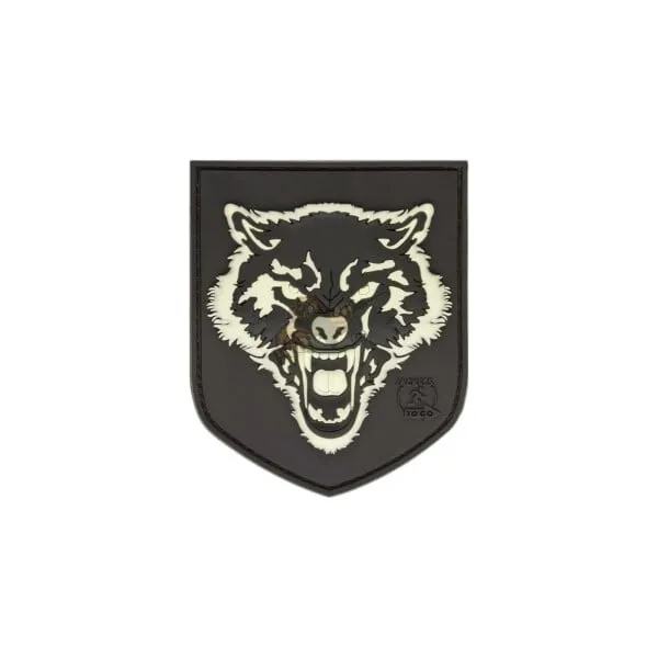JTG Wolf Patch, Gid (Glow in the Dark)