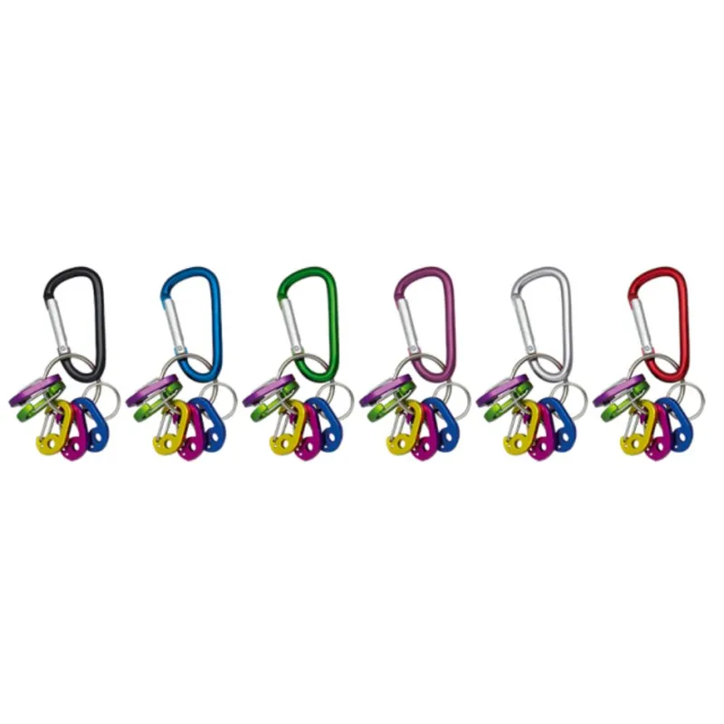Albainox Μπρελόκ Carabiner Keychain Set 16249