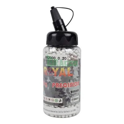 Pallini Da 0,20 Grammi - Bianchi - 2000 BB - Royal