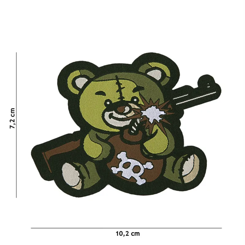 101Inc Terror Teddy Fabric Patch · Verde / OD