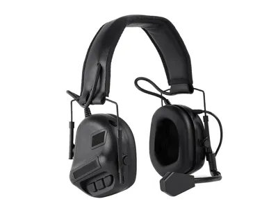 Taktický Headset S Mikrofonem HD-08 Gen.5 - Černý - Wosport