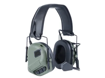 Taktický Headset S Mikrofonem HD-08 Gen.5 - Olivový - Wosport